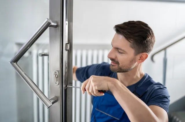 commercial sliding glass door repair
